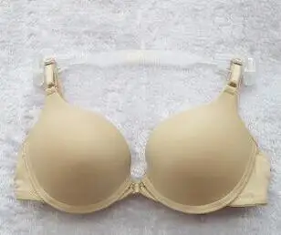 

New Fashion Bralette Seamless Sexy Lingerie Simple Push Up Bra Front Closure Button Candy Color Women Underwear Small Brassiere