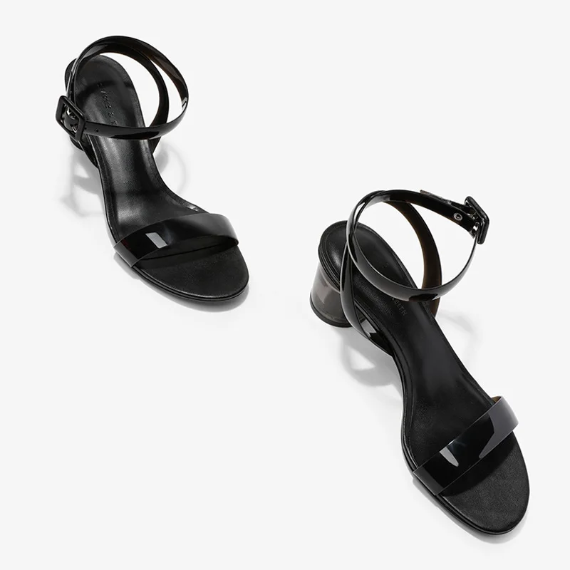 

Fashion Brand Party Shoes Women pvc Shoes Casual Chunky heel buckle Shoes Loafers Ladies Shoes Comfortable