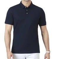 2021 summer mens casual polo shirt trend new loose top mens pure color loose cotton polo shirt men