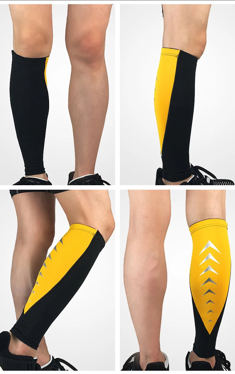 1 шт. гетры рукав Защита ног мышечная компрессия Спорт Велоспорт Футбол Бег
