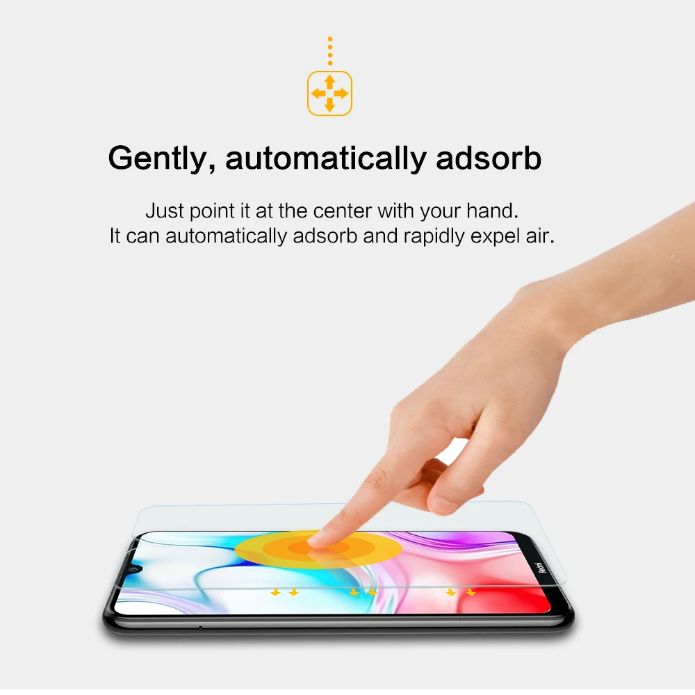 Закаленное стекло SmartDevil для Redmi 8A Защита экрана 8 полное покрытие