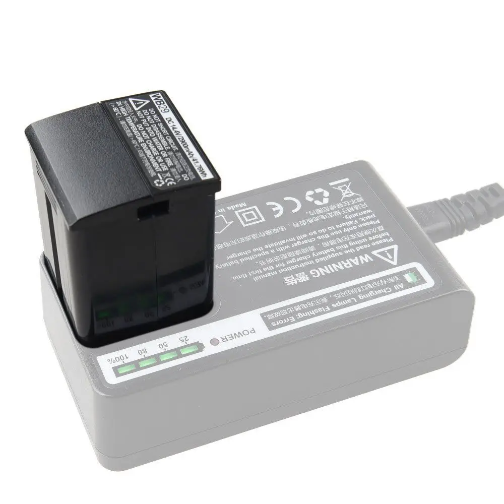 Аккумулятор Godox AD200 WB29 14 4 В 2900 мА · ч для вспышек Pro (аккумулятор WB-29) аккумулятор