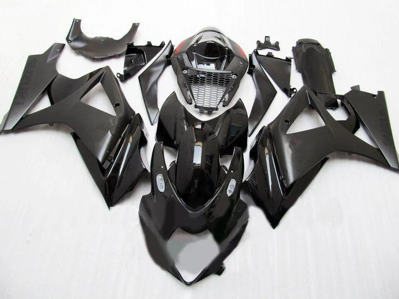 Матовый блестящий черный обтекатель Набор для GSXR1000 2007 2008 GSX-R1000 07 08 K7 мотоцикл
