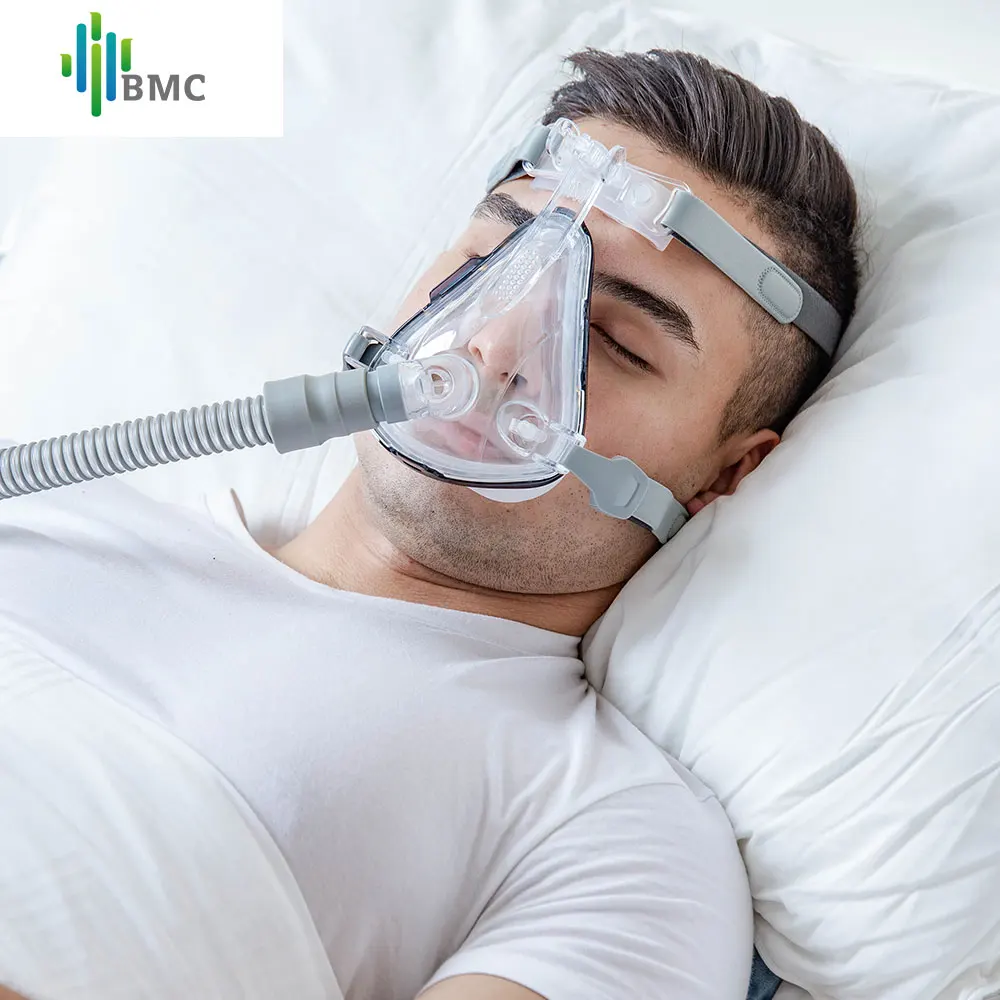 BMC F1B полная маска для лица CPAP Автоматическая Маска сипап APAP BIPAP защиты от храпа