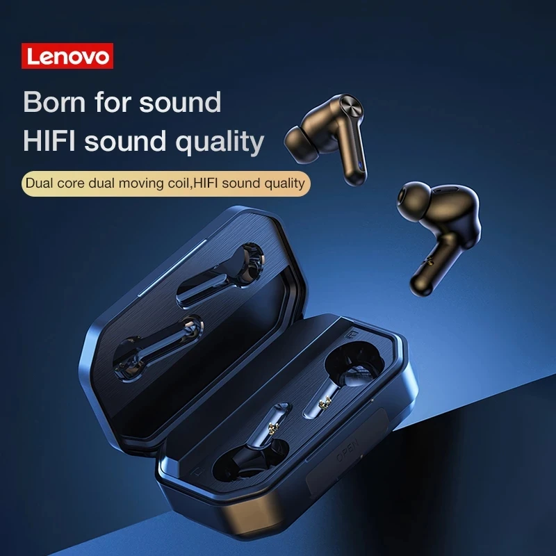 

Lenovo LP3 Pro Bluetooth V5.0 Wireless Headphones In Ear TWS Earphone with Microphone Hifi Battery Display Sports Gamer Earpods