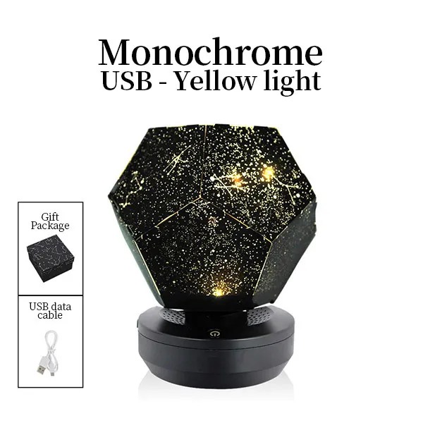 Yellow light Xiaomi Youpin звезда ночник-прожектор прикроватная тумбочка для спальни звезда подарок Креативный Романтический сон поворотный девушка настольная лампа - Цвет: Yellow light