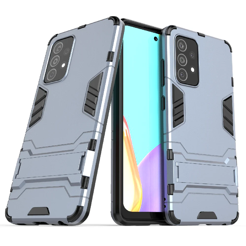 for samsung galaxy a52 case cover for samsung galaxy a52 4g 5g protective phone case kickstand robot armor coque capa hard shell free global shipping