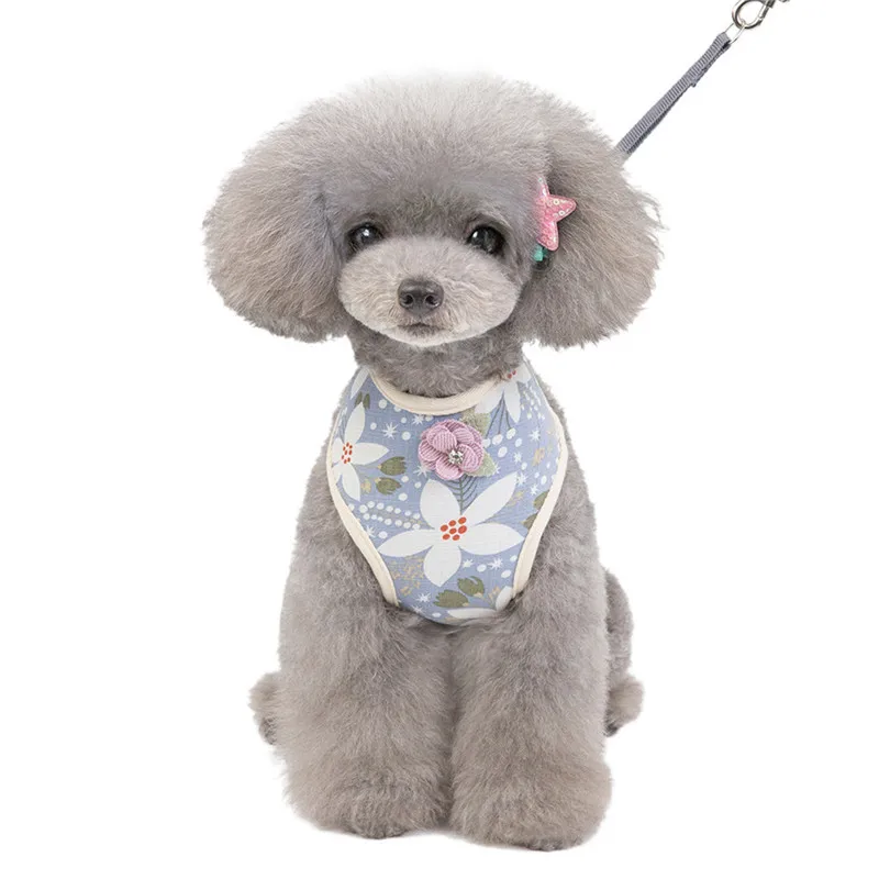 Новый элегантный регулируемый нагрудный ремень с цветочным принтом и пятью