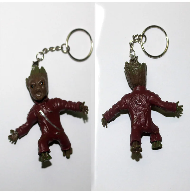 Strongwell кукла Грут связка ключей детское дерево фигурка мужчины Marvel guardiers Groot Cos галактика Мстители украшение фигурка игрушка