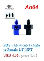 Штыревой AN6 до 1/2 NPT 1/4 NPT 3/8NPT M10* 1,5 M20* 1,5 прямой адаптер, фитинг для автоматического шланга, фитинг для мужского масляного охладителя