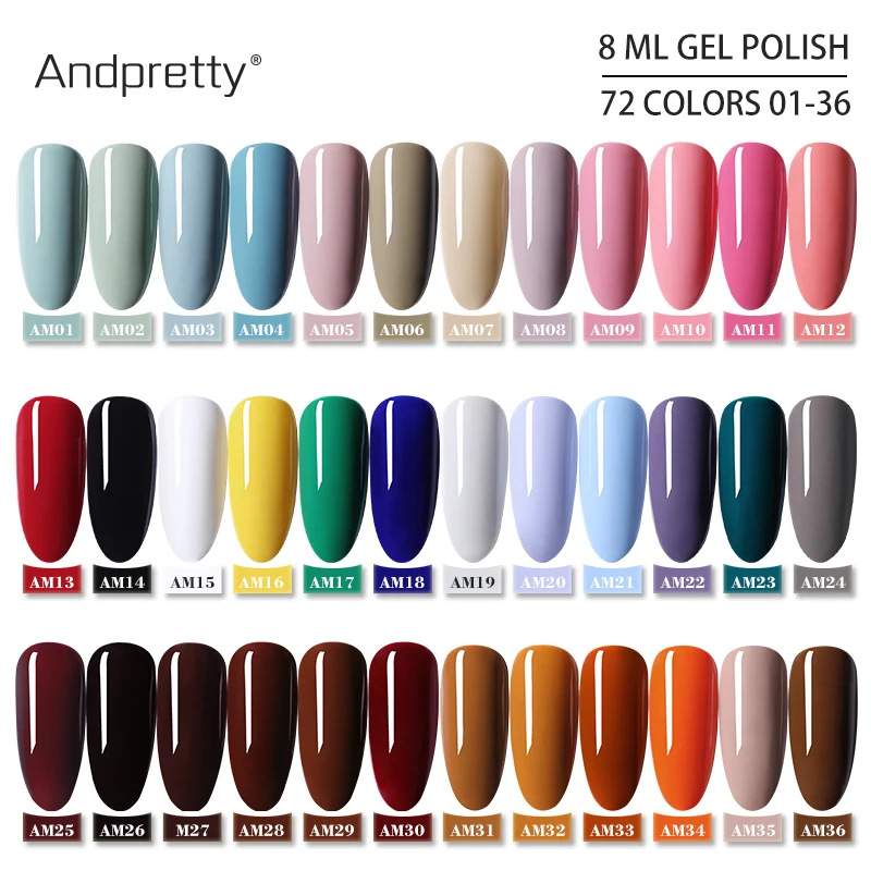 Гель лак для ногтей Новый 72 цвета светодиодный голографический набор Аксессуары