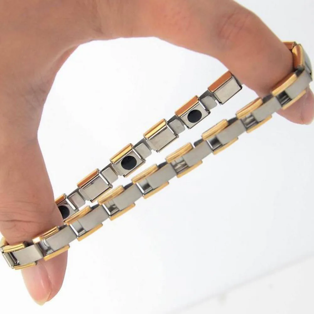 Магнитный медный браслет из гематита мужские браслеты с пряжкой на застежке