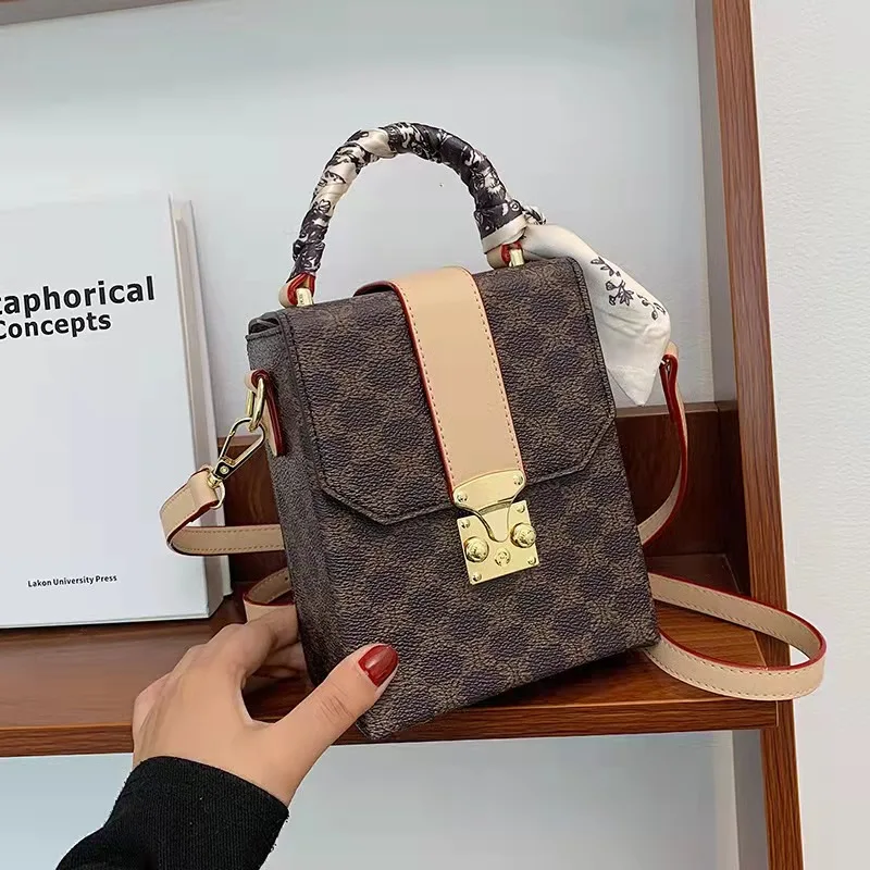 

Женская сумка из ПУ кожи, маленькая роскошная сумка через плечо для женщин