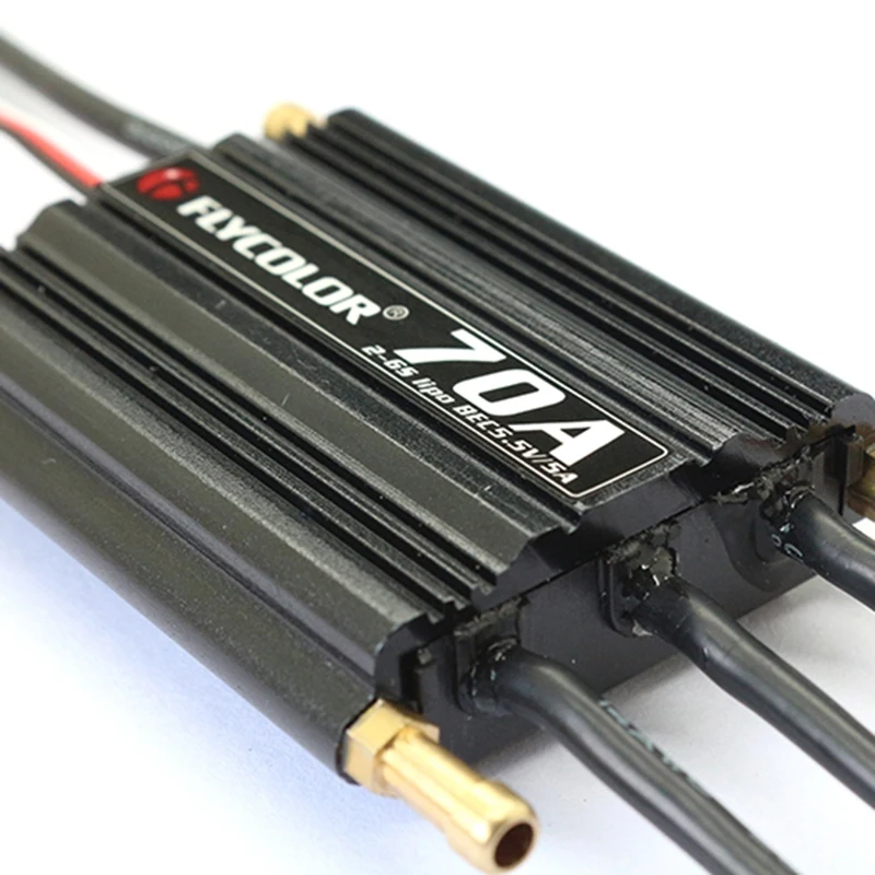 бесщеточный esc flycolor 70a для радиоуп