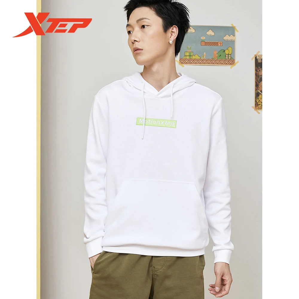 

Xtep Men'S Hooded Sweater Autumn 2020 New Knitted Fashion Casual Breathable Comfortable Sports Pullover 880329050094