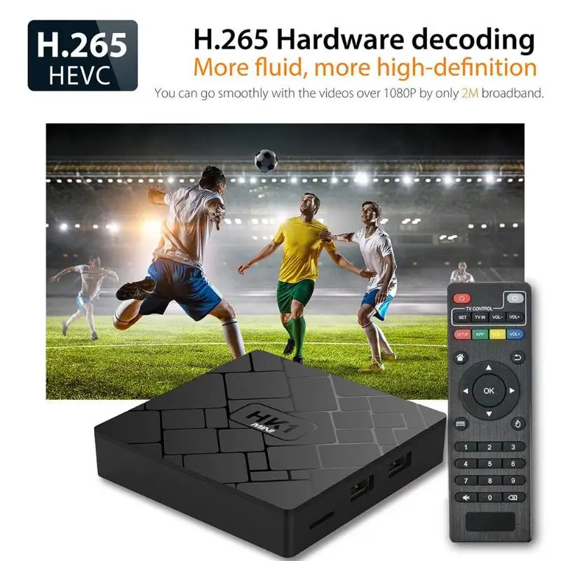 HK1Mini ТВ приставка RK3229 Tetranuclear Cortex A53 Android 8 1 Смарт 2 ГБ + 16 Гб Четырехъядерный 4K 3D H.265 4