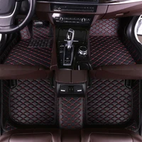 Custom Car Floor Mats for B M W 3 Series E90 E91 318i 320i 325i 330i 335i 2008-2012 Sedan Waterproof Non-Slip Leather Carpets