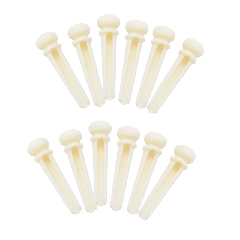

18Pcs Real Bone Material Acoustic Guitar Bridge Pins with Pearl Shell Dot