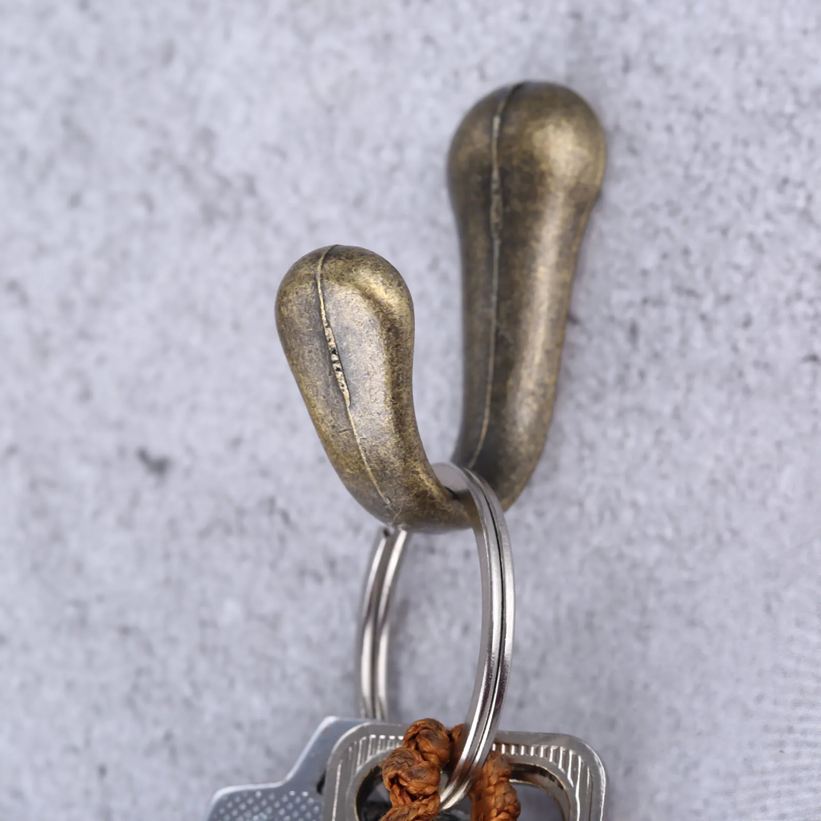 1/2pcs Hook Wall Hanger Zinc Alloy Vintage Kitchen Bathroom Hanging Coats/towel/Key/Hat w/screws Antique Bronze 40*15*23mm Decor - купить по