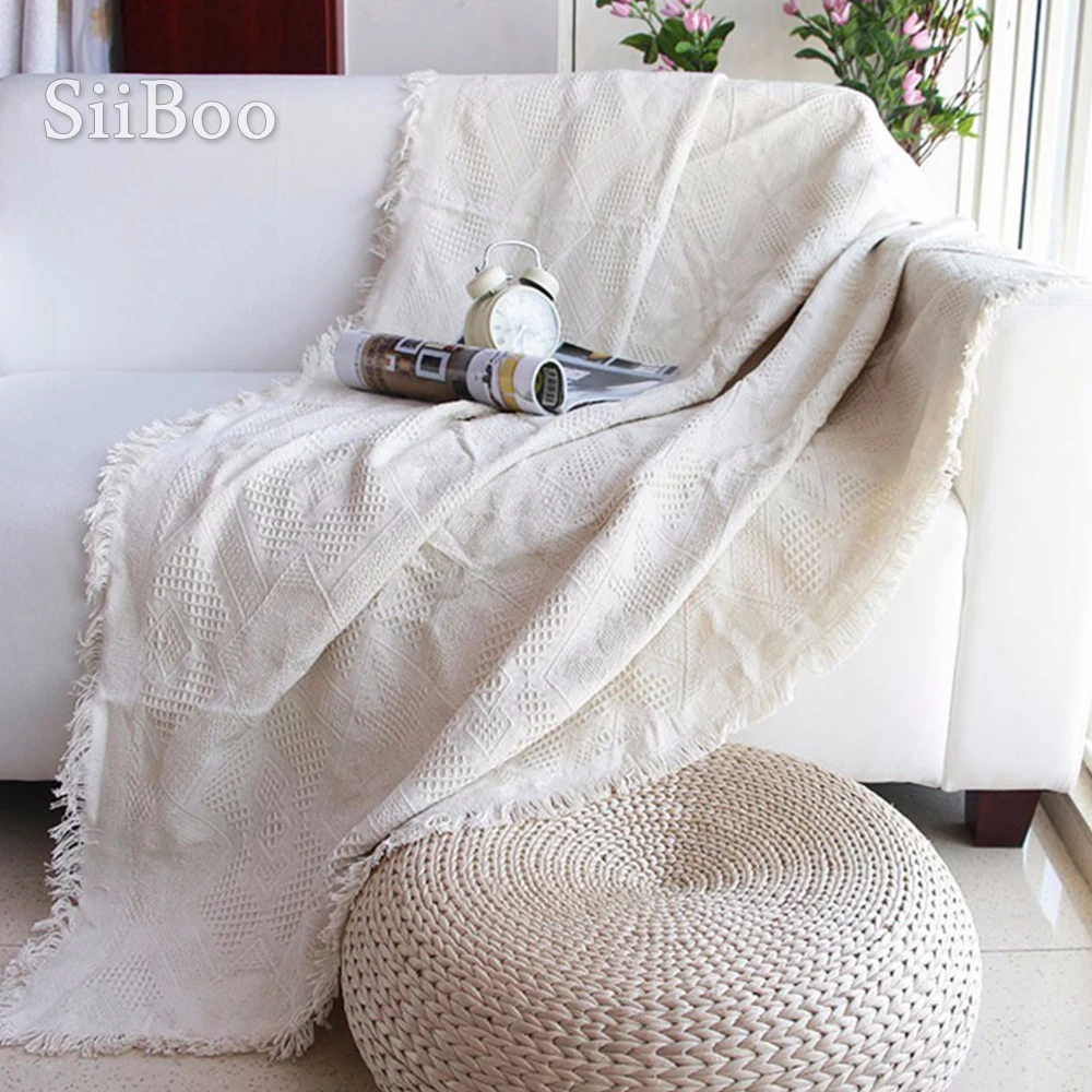 100% оригинальное винтажное жаккардовое покрывало для дивана в американском стиле