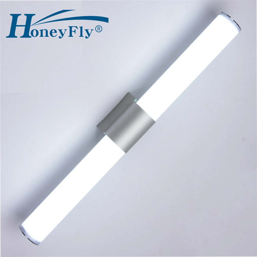HoneyFly простота светодиодный настенный светильник алюминиевое зеркало в ванной 12