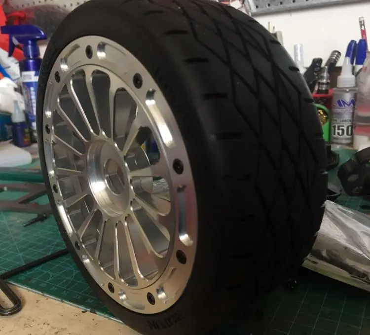 Второе gernaration on road wheel с алюминиевым ободом для 1/5 Rovan Rofun F5 MCD XS 5 RC Truck 160*65 мм 2