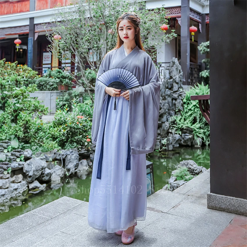 Традиционное китайское платье ханьфу Элегантный Женский сказочный костюм для