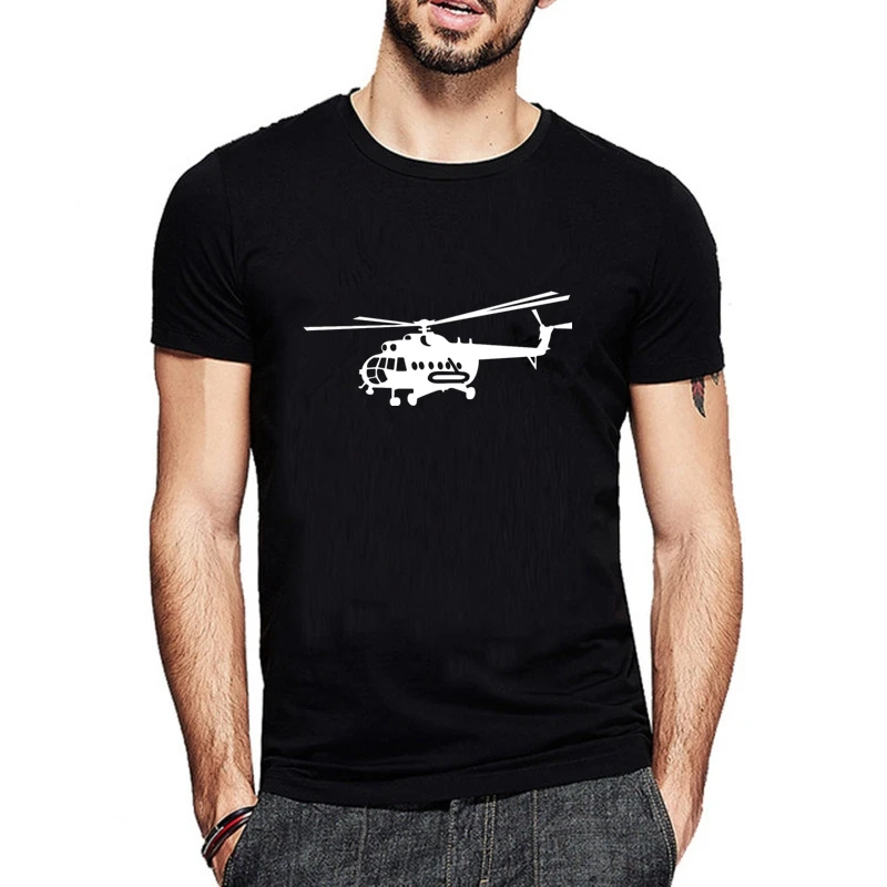 

TriDityaHT0211#Helicopter MI-8 t shirt men tshirt men's tshirt summer Tshirt fashion cool O neck short sleeve shirt