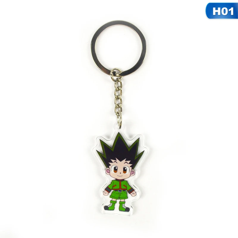 Hot Anime HUNTER X Killua Irumi Hisoka Cute Acrylic Figure Pendant Keychain Keyring Collection Model Cosplay Toy Gift | Украшения и
