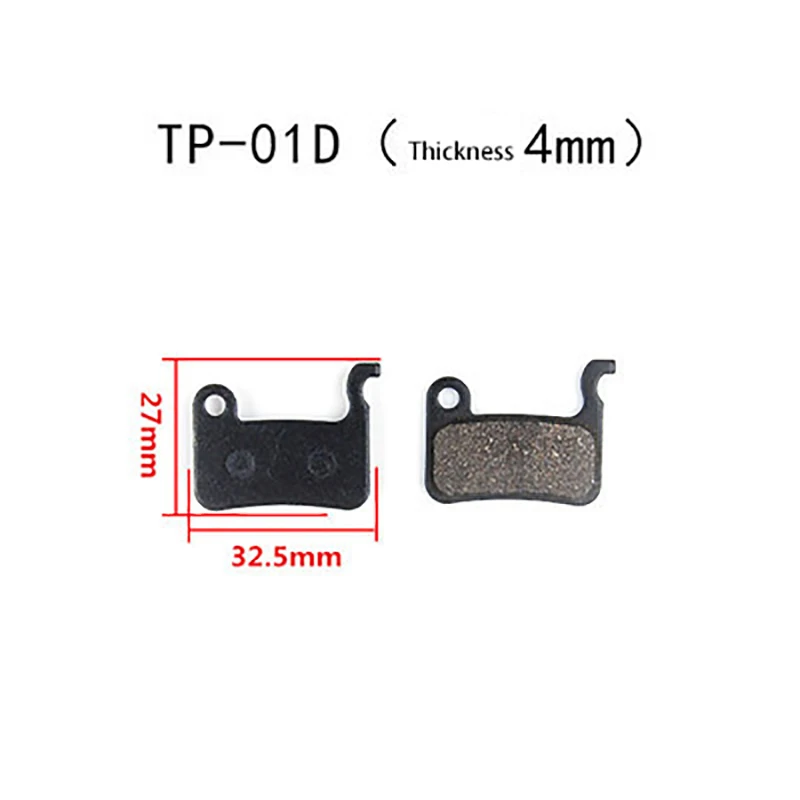 TP-01D 1 пара(2 шт.) MTB велосипедный велосипед велосипедные дисковые Тормозные колодки полуметаллические тормозные колодки для SHIMANO SRAM AVID HAYES TEKTRO Magura Formula - Цвет: TP-01D