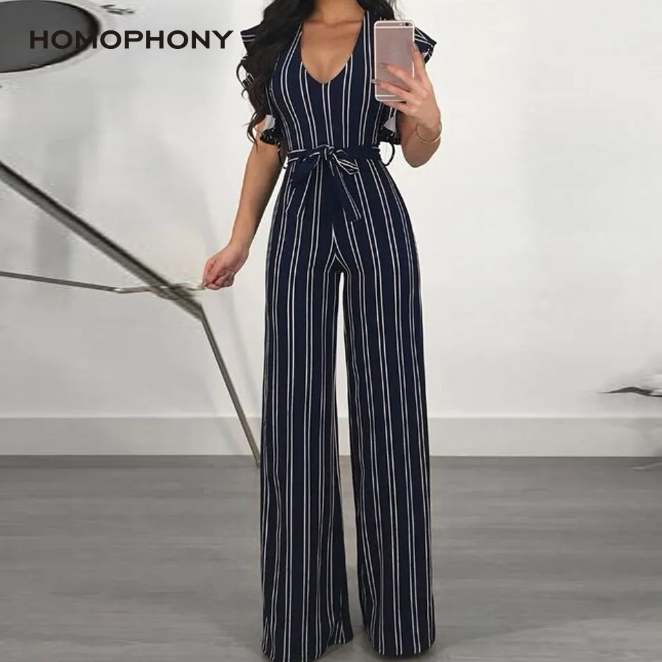 Homophony женский комбинезон с оборками и длинным рукавом комбинезоны прямого