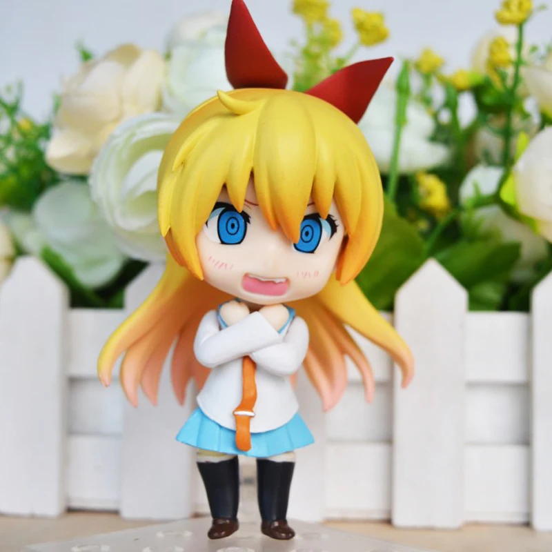 Новое поступление японские аниме экшн-фигурки Nisekoi Kirisaki Chitoge 421 # PVC 10 см Q версия