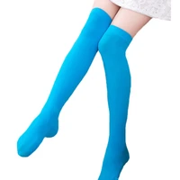 sexy candy%c2%a0colorwomen warm thigh high stockings over knee socks velvet calze stretch stocking temptation medias over knee long