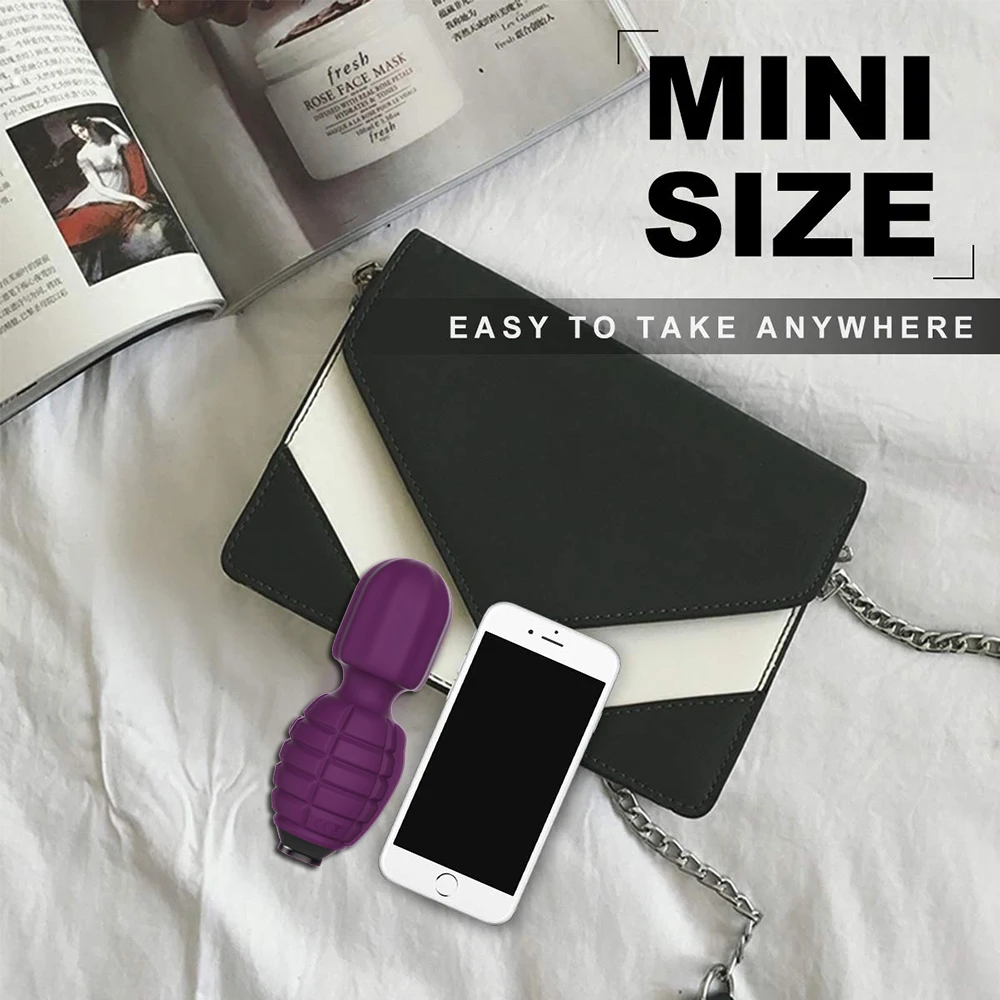 Мини-игрушки для секса вибратор AV в виде волшебной палочки перезаряжаемый