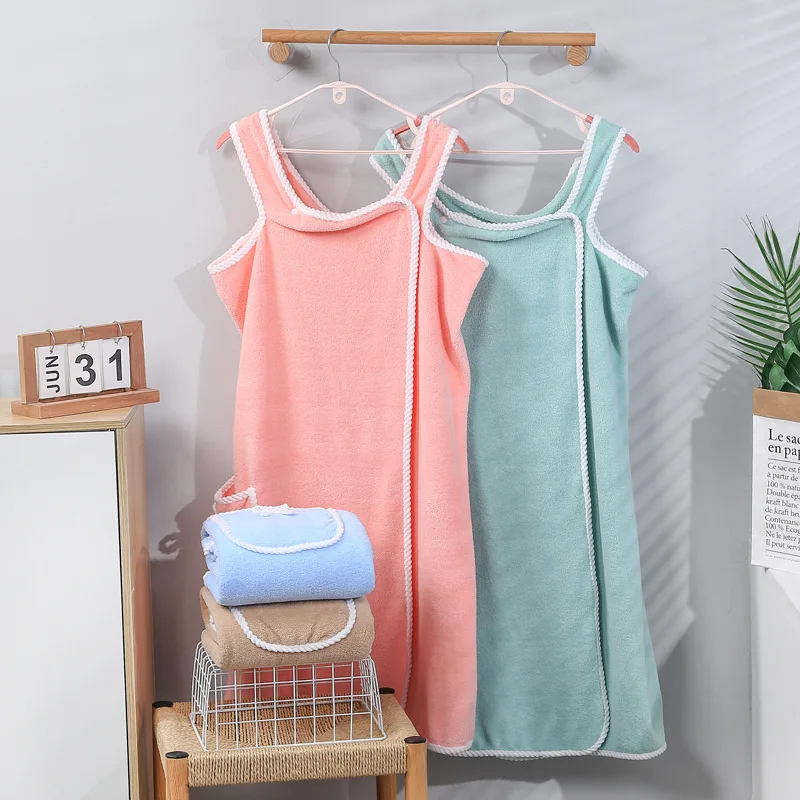 

Microfiber Soft Bath Towel Fashion Women Sexy Wearable Quick Dry Magic Bathing Beach Spa Bathrobes Wash Clothing Beach Dresses