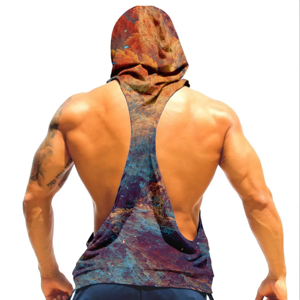 MUSCLE ALIVE, мужские толстовки для спортзала, бодибилдинга, майка для занятия фитнесом, спандекс, спортивная одежда, мужская одежда, худи без рукавов, толстовки