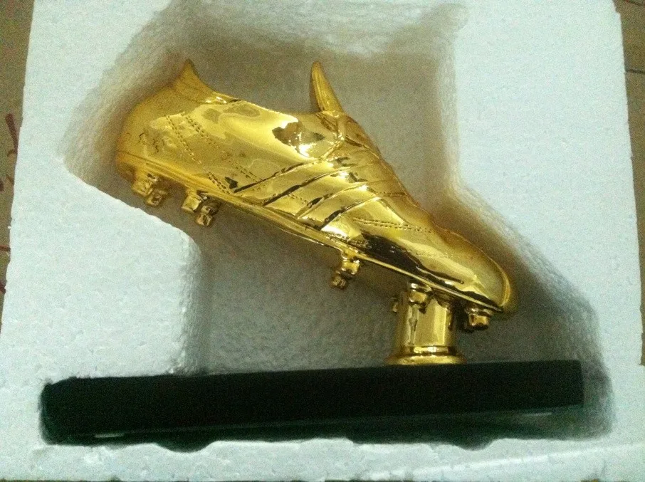 Горячая Распродажа Золотая обувь трофей для обуви The Golden Boot Award футбольная