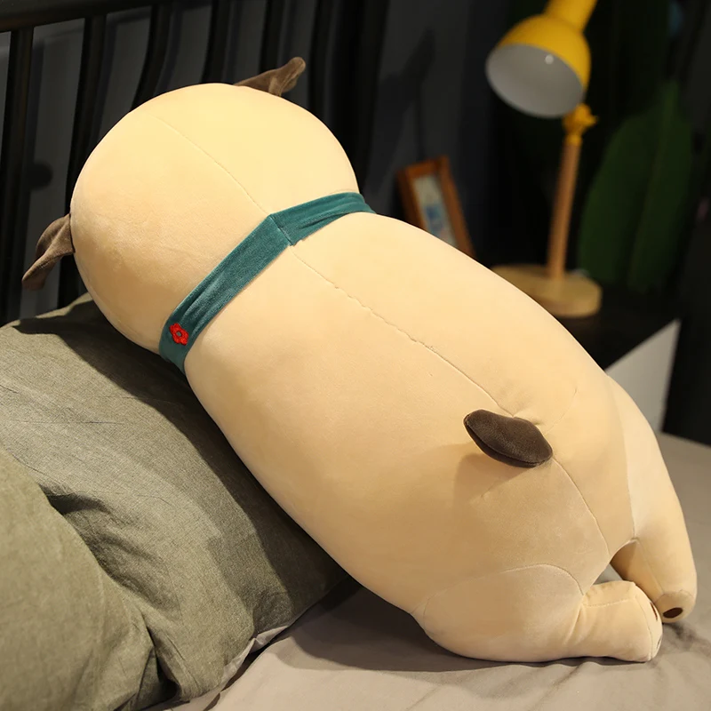 

New Soft Plush Lifelike Dog Toy Stuffed Animal Doll Simulation Cute Dog Puppy Shar-Pei Dog Pillow Kawaii Christmas Birthday Gift