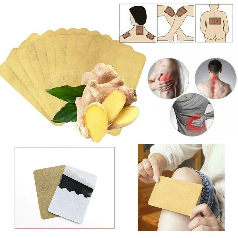 

Herbal Ginger Patch, Lymphatic Drainage, Ginger Extract Foot Pads to Promote Blood Circulation, Relieve Pain and Improve Sleep