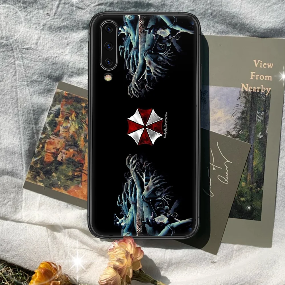 

RESIDEN Umbrella Corporation Phone Case Cover For Samsung Galaxy A10 A11 A20 E A21 A30 A40 A41 A50 A51 A70 A71 A81 S 4G 5G black