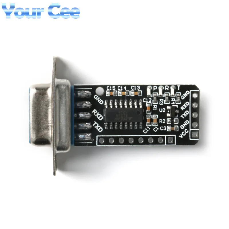RS232 уровень к TTL Женский последовательный порт конвертер Модуль последовательной