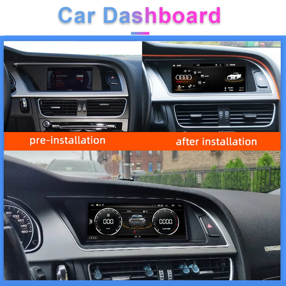 Система Android 10 Автомобильный GPS навигатор экран для Audi A5 2009-2016 IPS Touch 2 + 32 Гб RAM WIFI Google