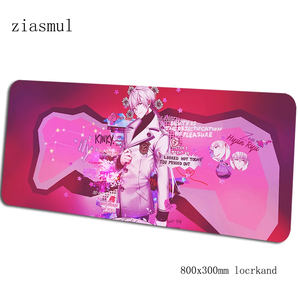 Mystic messenger padmouse 80x30 см игровой коврик для мыши игровой HD Коврик для мыши с принтом геймерский компьютерный стол дешевый коврик notbook mousemat pc - Цвет: pattern 4