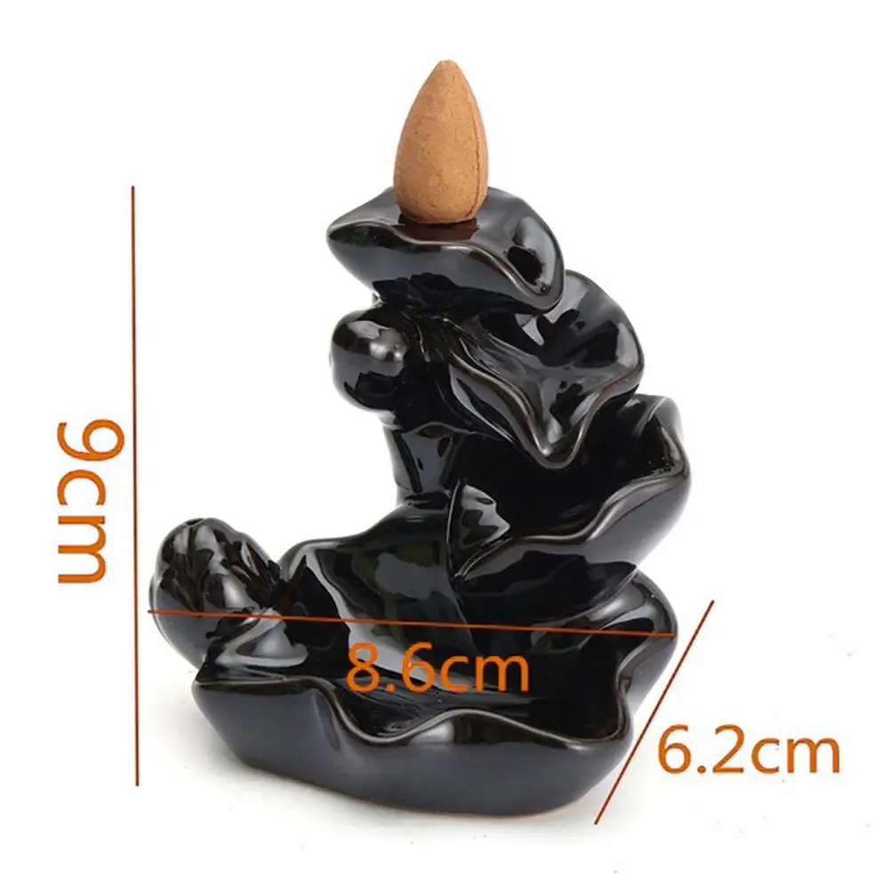 

60% Hot Sale Backflow Censer Creative Design Handmade Ceramic Home Backflow Censer for Gifts