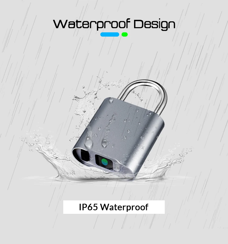 Мини Bluetooth замок IP65 Водонепроницаемый ключ без отпечатков пальцев разблокировка Противоугонный USB замок дверной замок IOS Android телефон приложение управление
