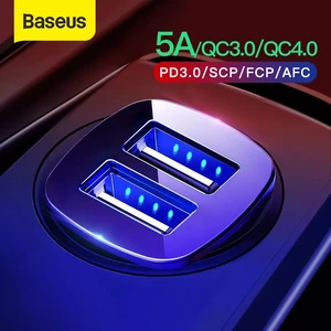baseus 30w car charger usb c pd fast charger for iphone 11 pro max quick charge 4 0 3 0 phone charger for xiaomi huawei samsung free global shipping