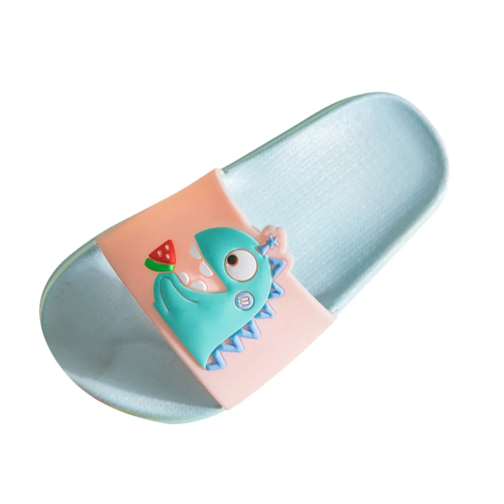 Шлепанцы для девочек и мальчиков пляжные тапочки плавания с мультипликационным