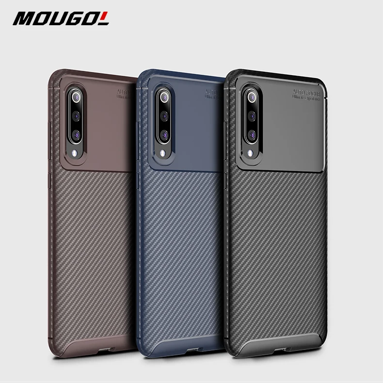 Роскошный чехол из углеродного волокна для Xiaomi 8 9 pro противоударный телефона Mi 6X