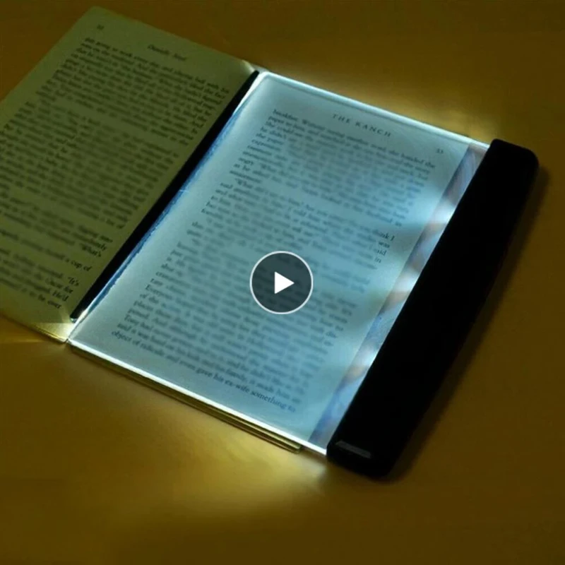 

Креативный светодиодный светильник для чтения, ночсветильник для чтения с плоской пластиной, портативная панель для путешествий, настольн...