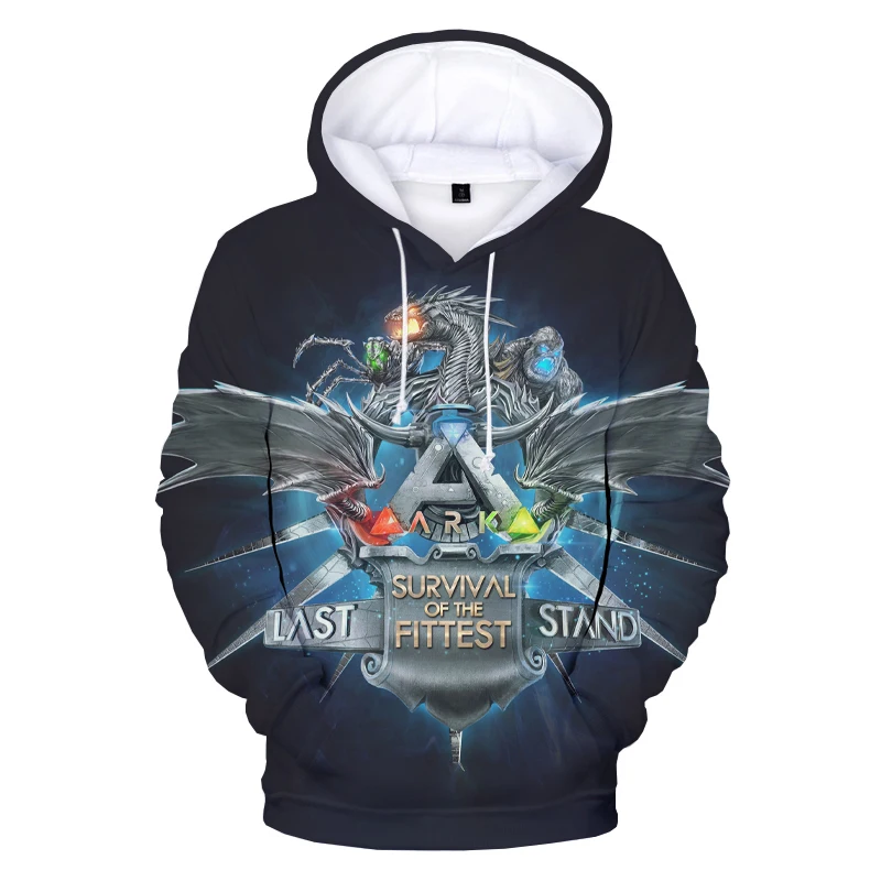 

Men's clothing 3D ARK Genesis Season Pass Hoodies Children Hoodies Boys/girls Sweatshirts Anime Kids Clothes Oversized Pullover